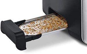 Bosch ComfortLine Toaster's removable crumb tray.