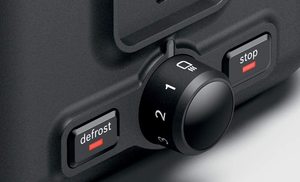 Bosch DesignLine Toaster's controls.