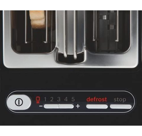Bosch Styline Toaster's controls.