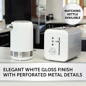 Breville High Gloss Toaster with a matching kettle.