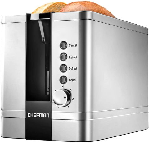 Main view of the Chefman 2 Slice Toaster.
