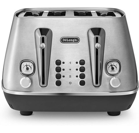 De Longhi Distinta Toaster Main view of the De Longhi Distinta Toaster.