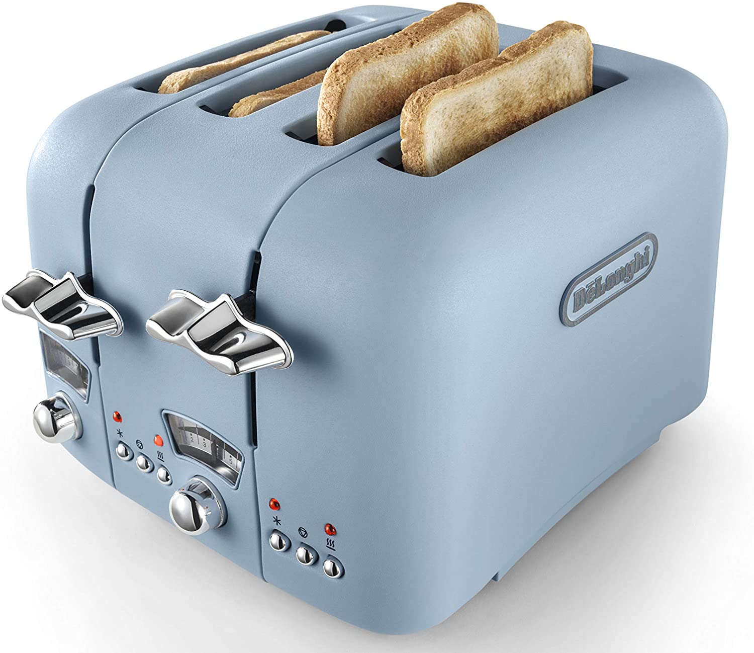 De Longhi Flora Toaster in use.