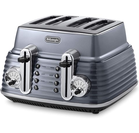 De Longhi Scultura Toaster Main view of the De Longhi Scultura Toaster.