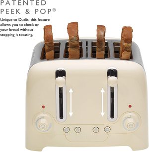 Dualit Lite Toaster in use.
