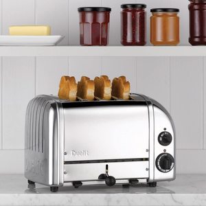 Dualit Vario Toaster in use.