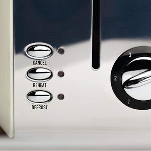 Haden Boston Toaster's controls.