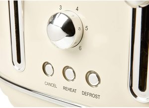 Haden Highclere Toaster's controls.
