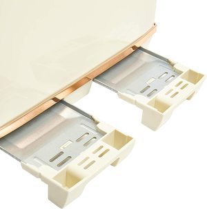 Haden Salcombe Toaster's removable crumb trays.