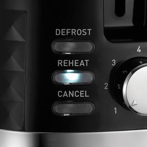 Morphy Richards Dimensions Toaster's controls.