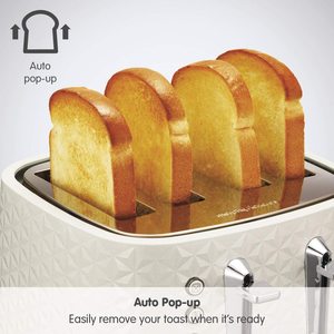 Morphy Richards Vector Toaster in use.
