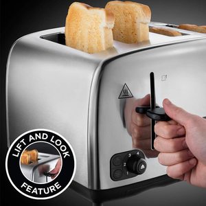 Russell Hobbs Adventure Toaster in use.