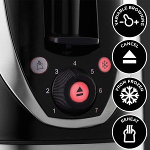 Russell Hobbs Mode Toaster's controls.
