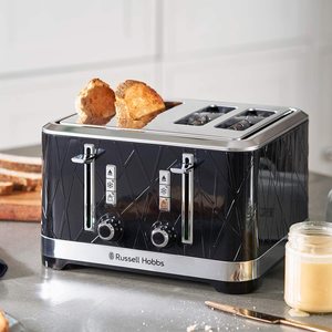 Russell Hobbs Structure Toaster in use.