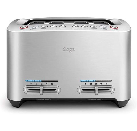 Main view of the 4 Slice Sage Smart Toaster.