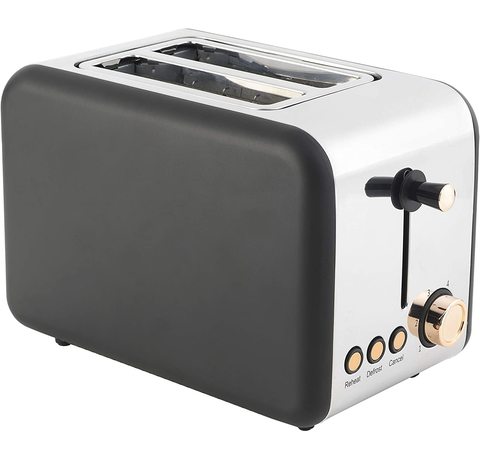 Main view of the Salter Rose Gold Toaster.