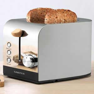 Salter Skandi Toaster in use.
