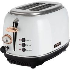 Main view of the 2 slice Tower Bottega Toaster.