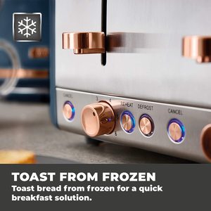 Tower Cavaletto Toaster's controls.