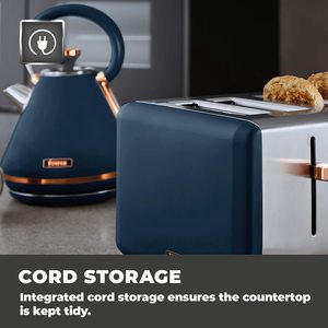 Tower Cavaletto Toaster with a matching kettle.